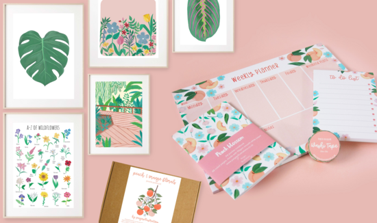Botanical Inspired home decor, stationery & gifts