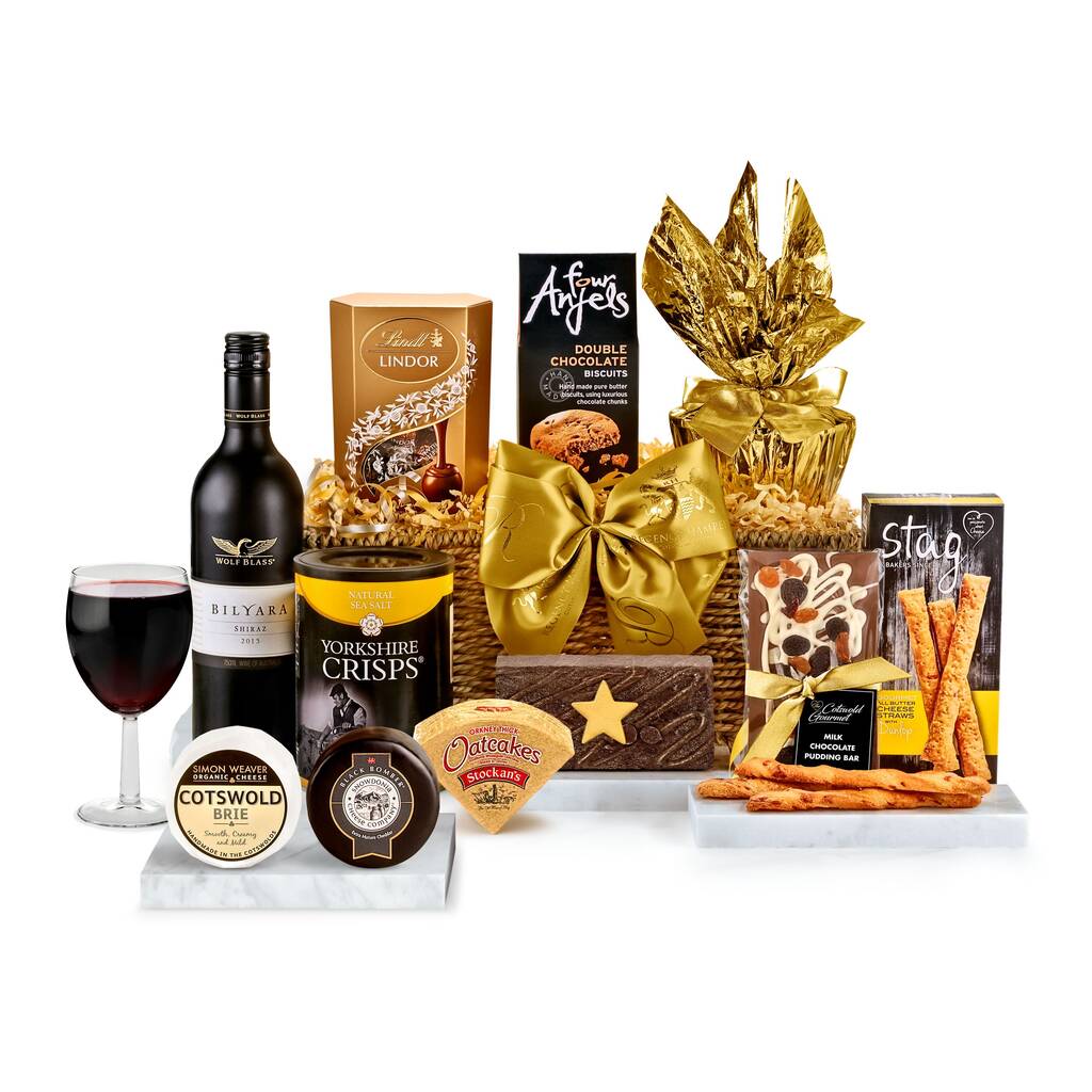Bentley Food And Drink Hamper With Red Wine