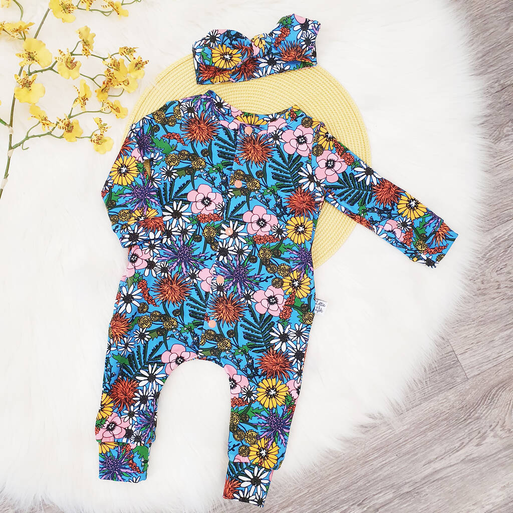 Floral Baby And Toddler Romper