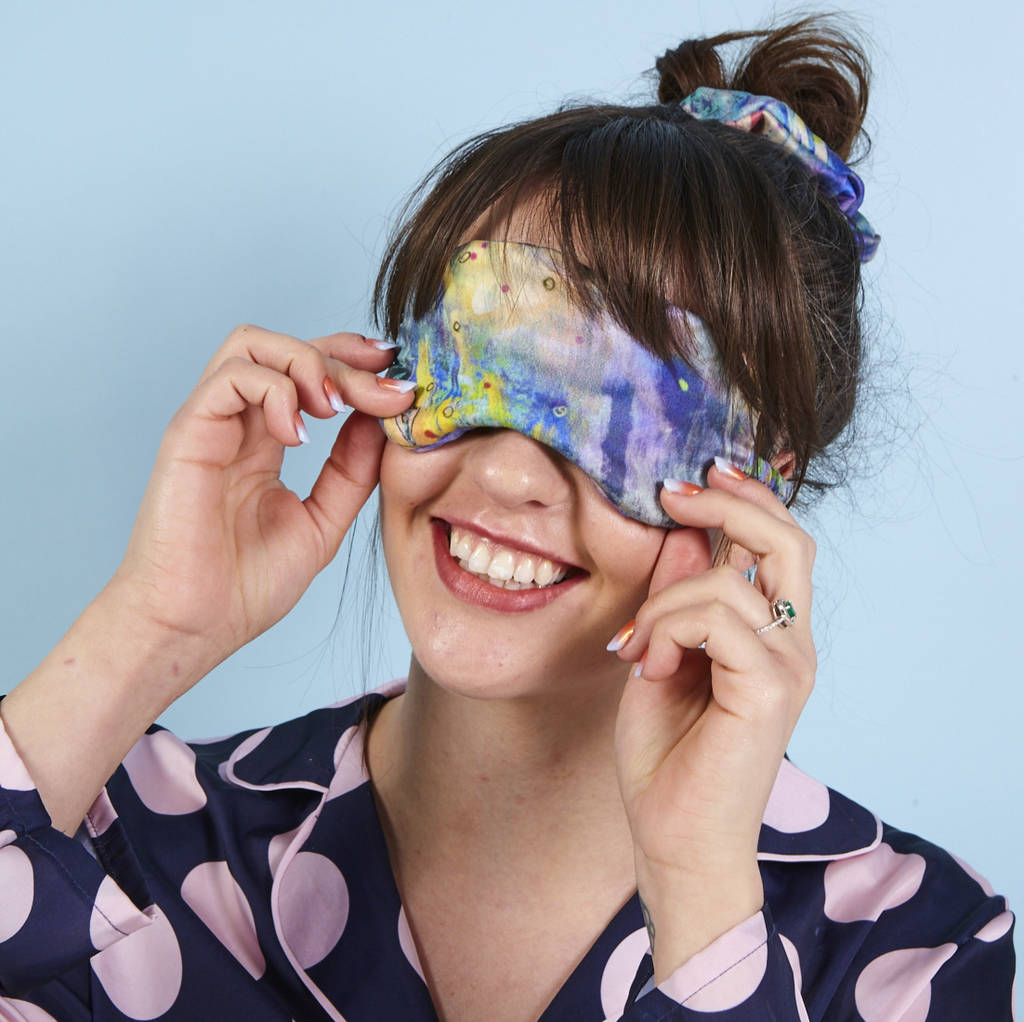 Colourful Silk Eye Mask  