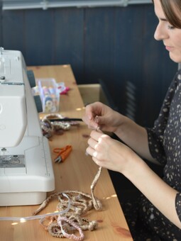 All SILK+STRAND's accessories are handcrafted in small batches.