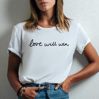 love will win tshirt