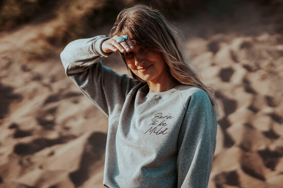 Our cosmic queen embroidered organic cotton jumper