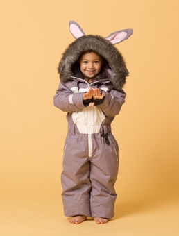 Hop bunny kids ski suit Dinoski