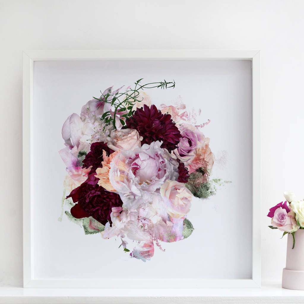 Bespoke Wedding Bouquet Photographic Artwork | Artwork|