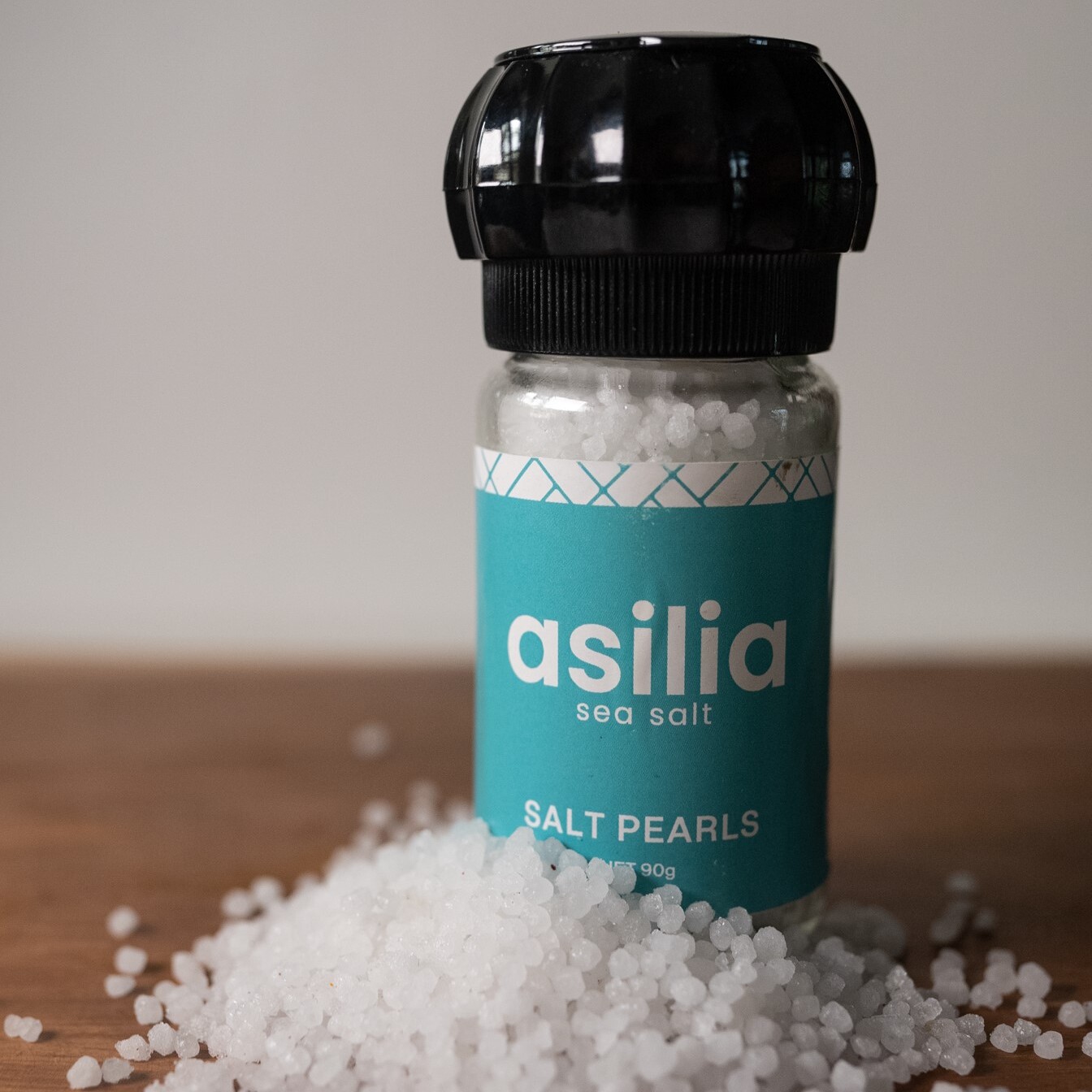 Hand Harvested Salt Pearls Grinder