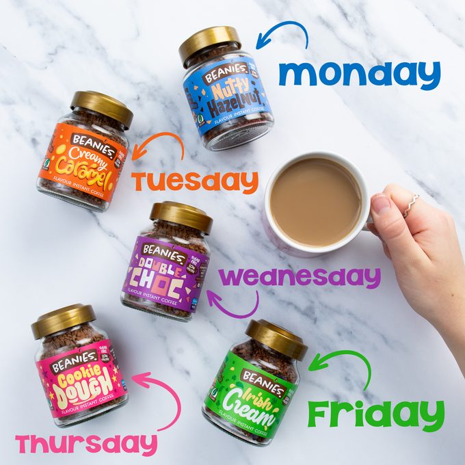 Beanies Flavoured Coffee | Storefront | notonthehighstreet.com