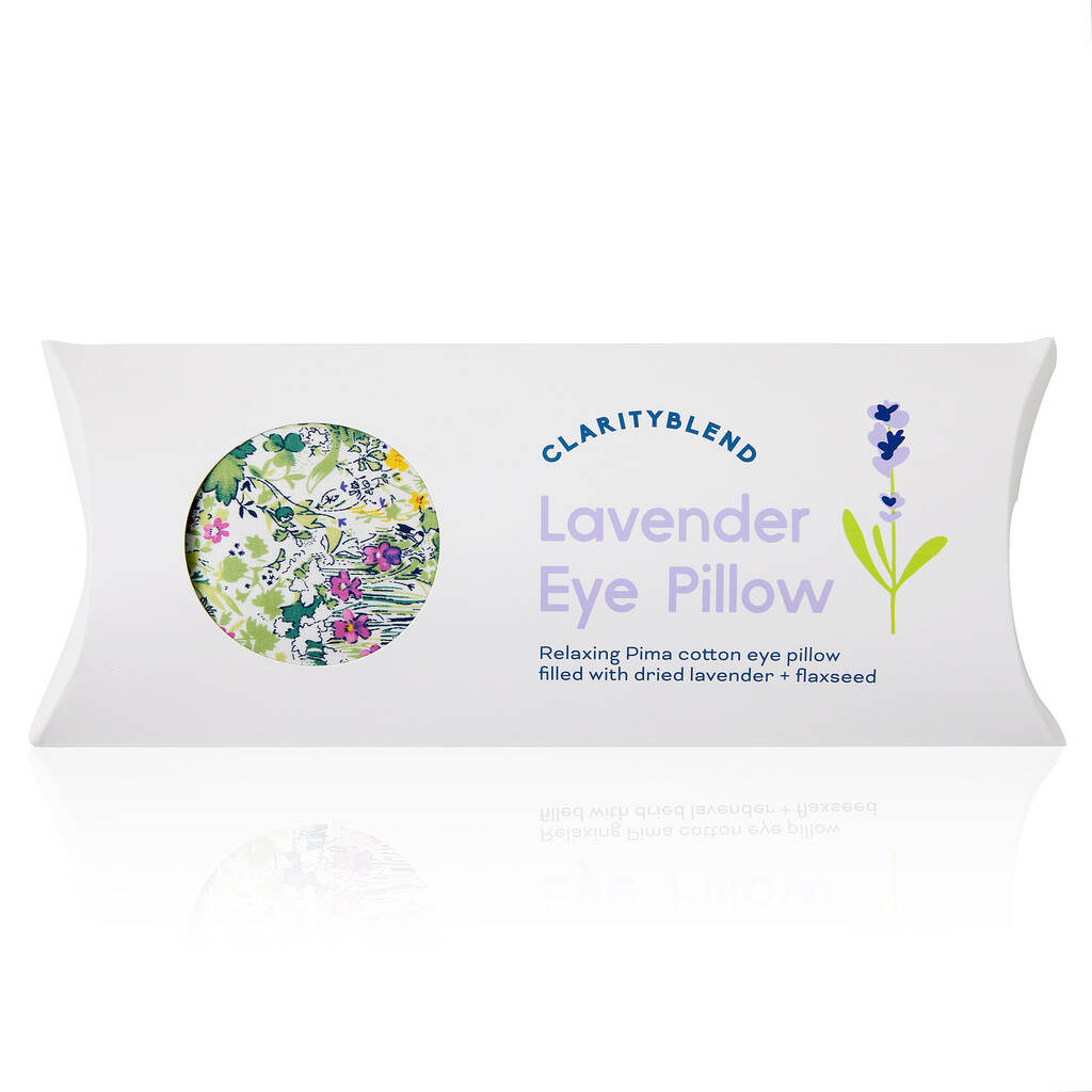 Relaxation Lavender Eye Pillow Green Garden Print