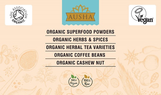 Ausha-Organic Product Ranges