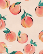 Peach bum print by Elizabeth Rachael