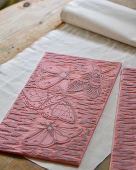 All prints are carved by hand