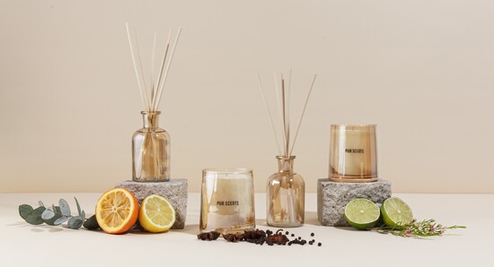 Purscents candles and diffusers
