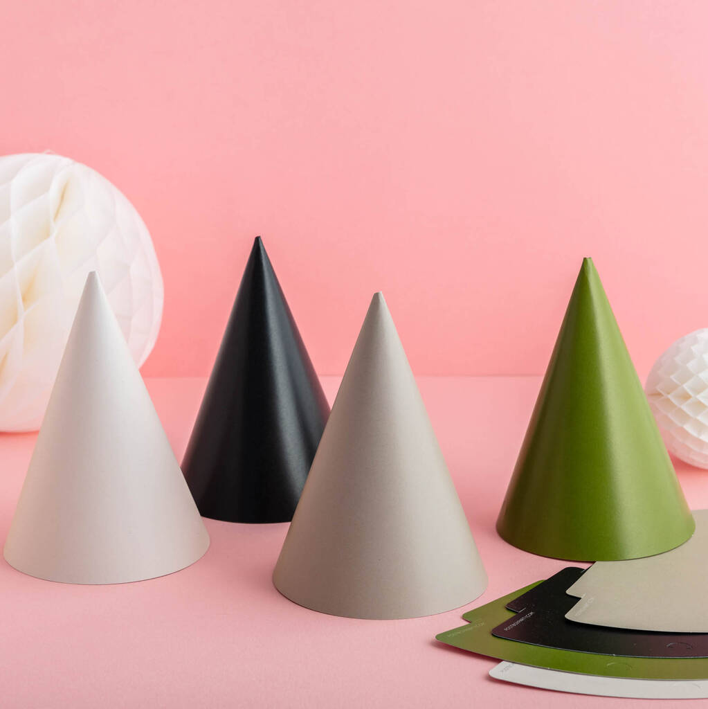 Neutral Tone Party Hats