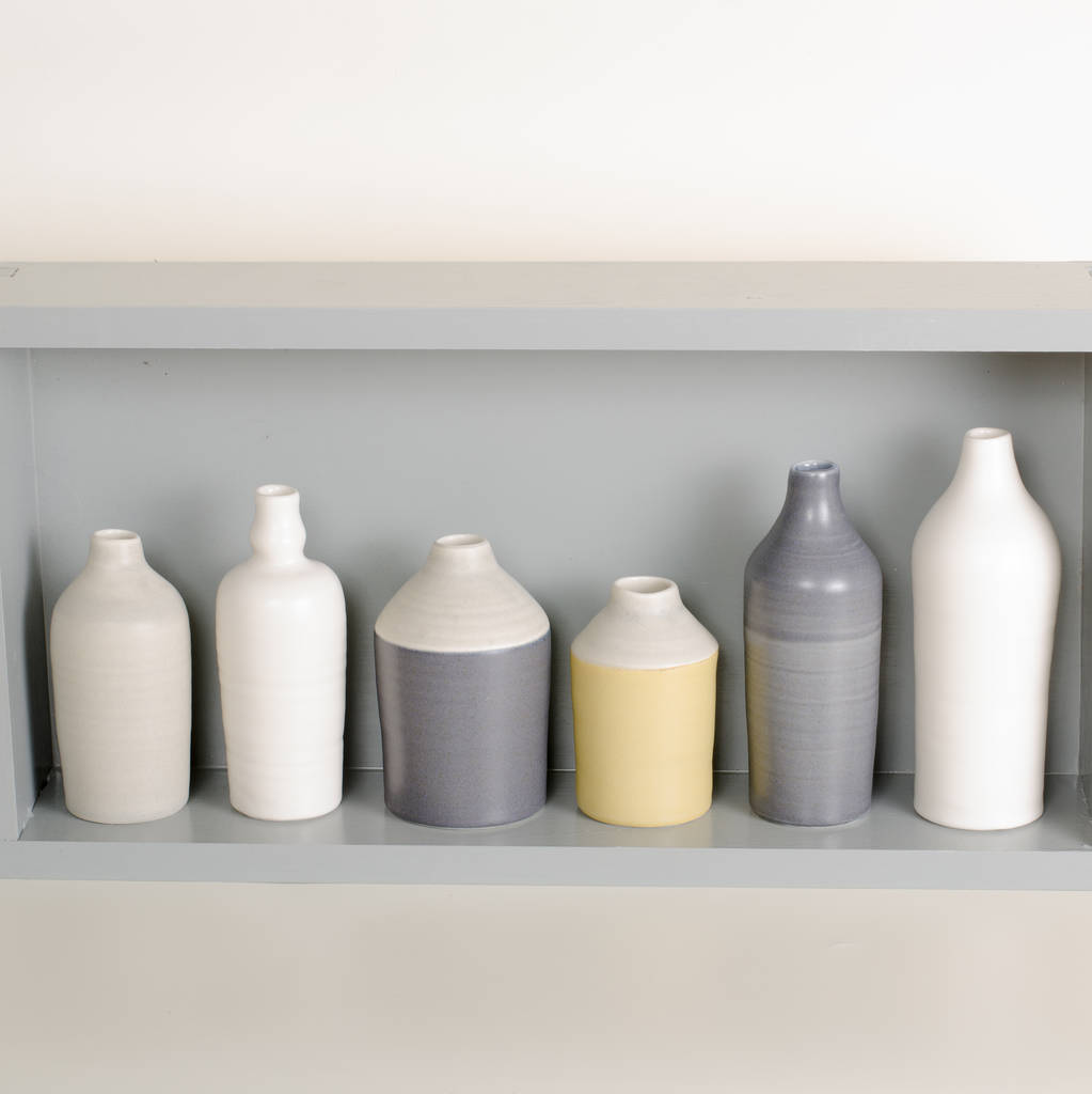 Linda Bloomfield Handmade Porcelain Bottle Collection | 