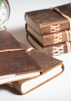 Personalised Leather Journals