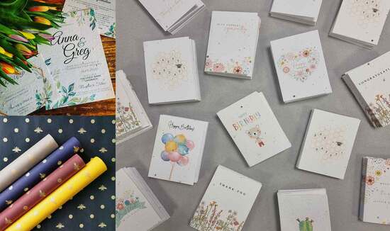 Plantable Seed Paper Greeting Cards Eco-friendly Wrapping Paper