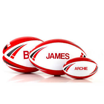 Personalised Rugby Balls