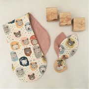 Personalised new born quilted gift sets