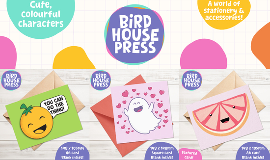 A little sample of the cute products from Bird House Press