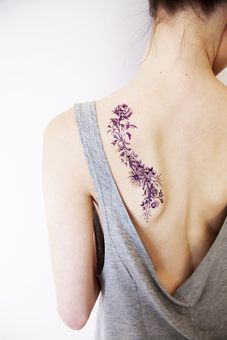 PAPERSELF Flower Temporary Tattoo