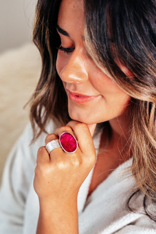 Large Ruby Ring