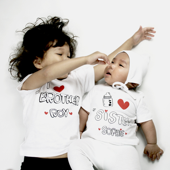 Personalised T-shirt Love siblings 