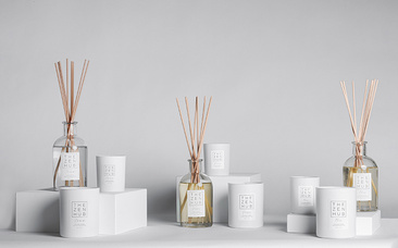 Image displaying THE ZEN HUB's range of wellness candles 