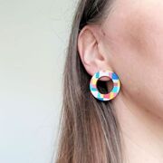 Colourful Design Earrings
