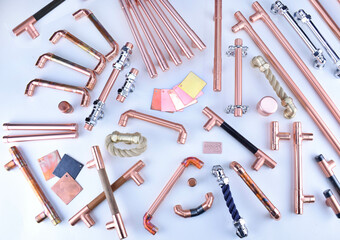 Copper handles collections-handmade-Brighton-UK-Proper Copper Design 