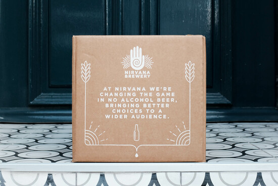 Nirvana brewery packaging. At Nirvana we're changing the game in no alcohol beer! Bringing better choices to a wider audience!