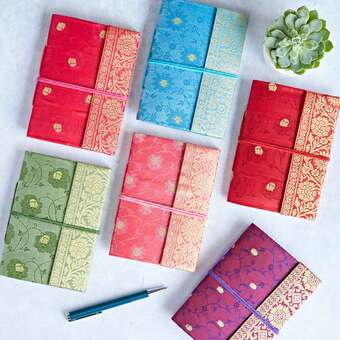 Handmade Sari Notebooks