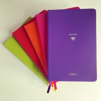 Faux leather notebook range