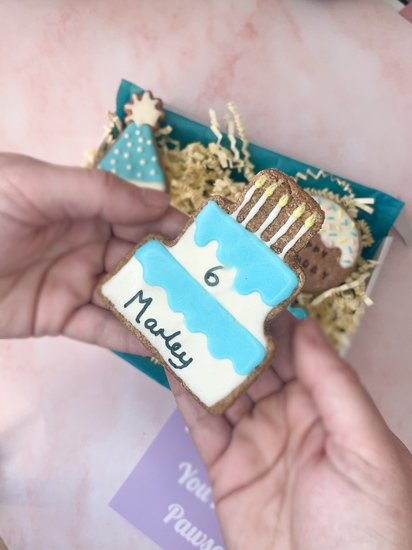 Dog cake treat