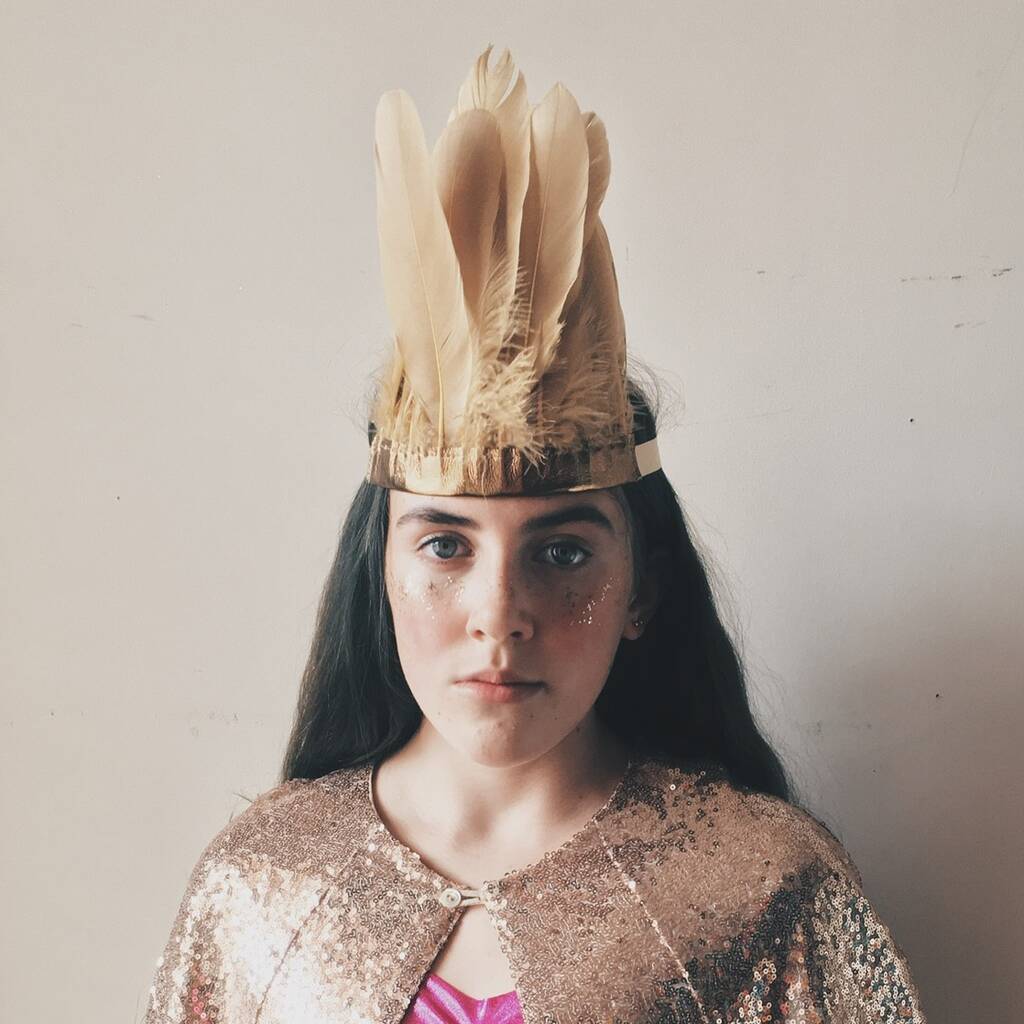 Feather And Leather Headdress