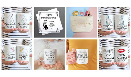Personalised Gifts and Wedding Gifts