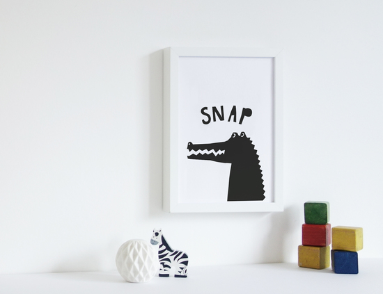Snap print in nursery