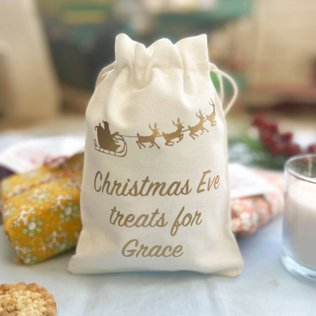 Personalised Christmas Eve Gift Bags