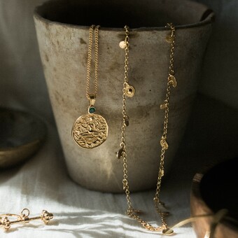 Loft & Daughter gold layering necklaces