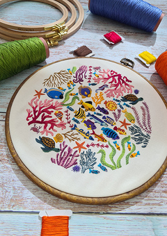Stitchdoodles Modern Hand Embroidery Nurge Hoop