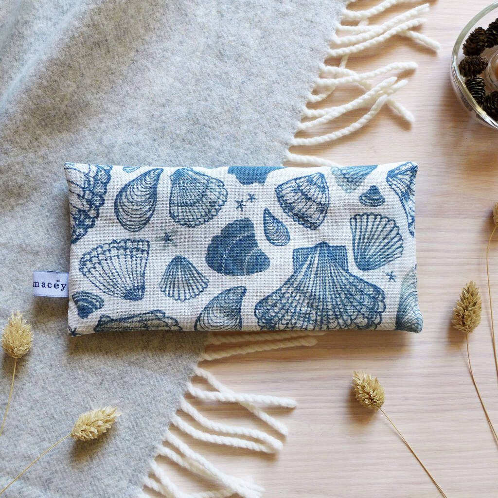 Seashells Lavender Eye Pillow