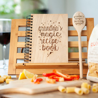 Personalised Recipe Book and Spoon