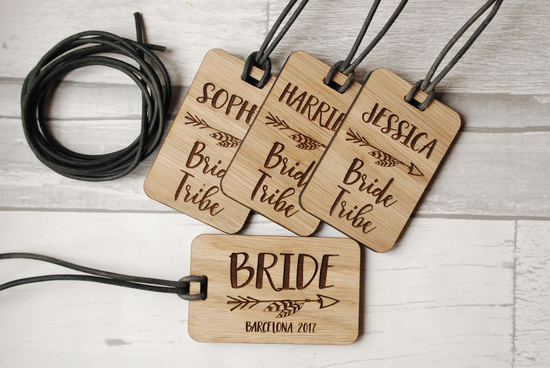 Hen party luggage tags
