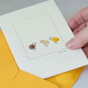 Hedgehog wedding card for animal lovers