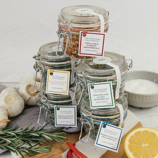 Fresh Herb Sea Salt seasoning - Original Italian - Gift under £10