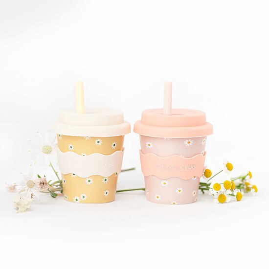 Butterfly babychino cup with lid and straw