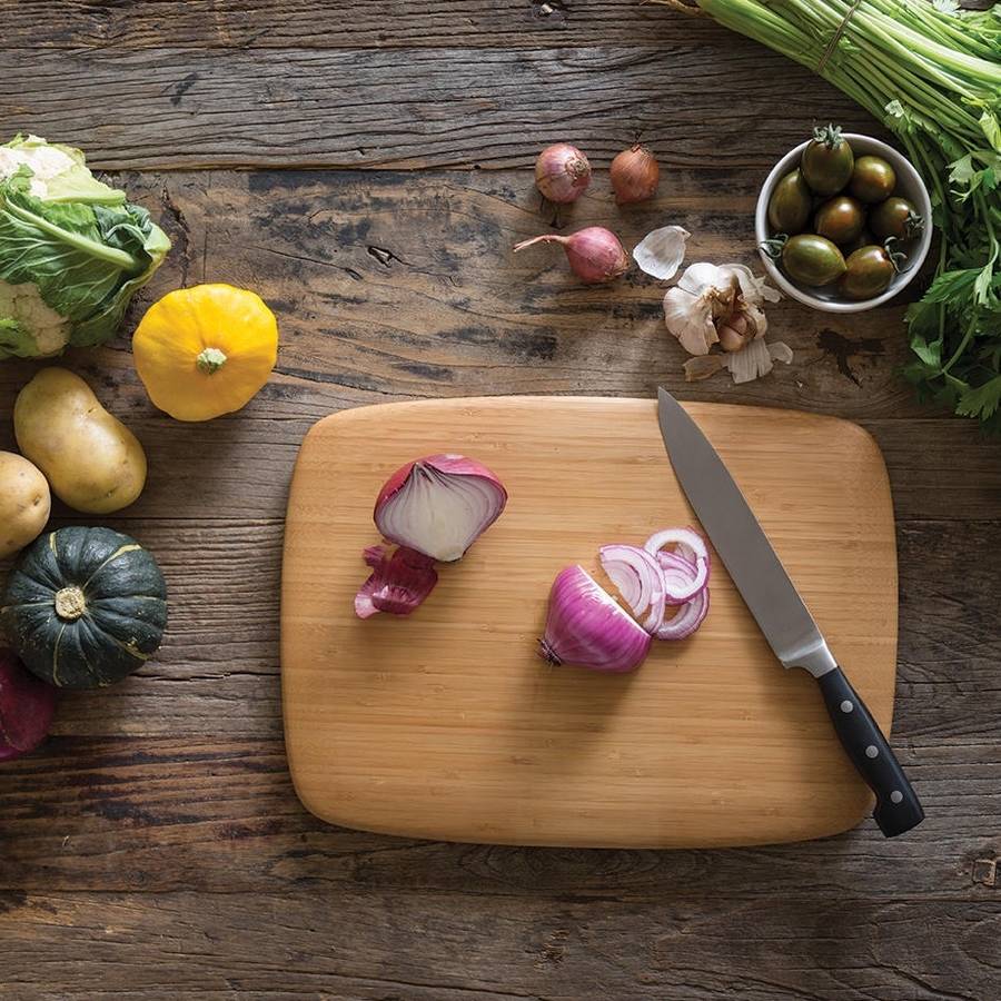 Green Tulip Bamboo Chopping Boards | 