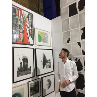 Will Clarke at Woolwich Contemporary Print Fair