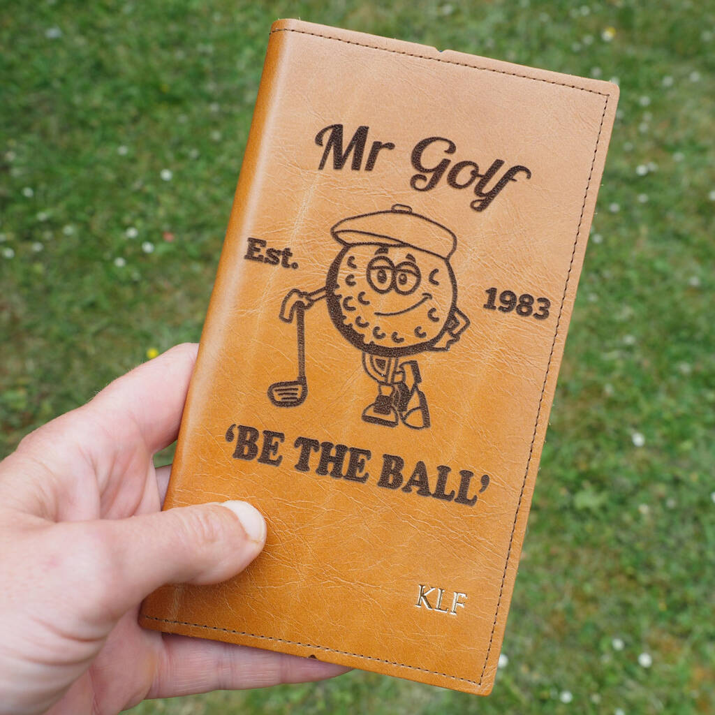 Personalised 'Mr Golf' Golf Scorecard Holder