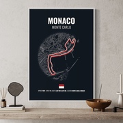 Monaco F1 Poster