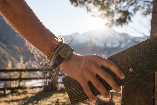 Handcrafted Wooden Zebrano Watch by Bear Essentials